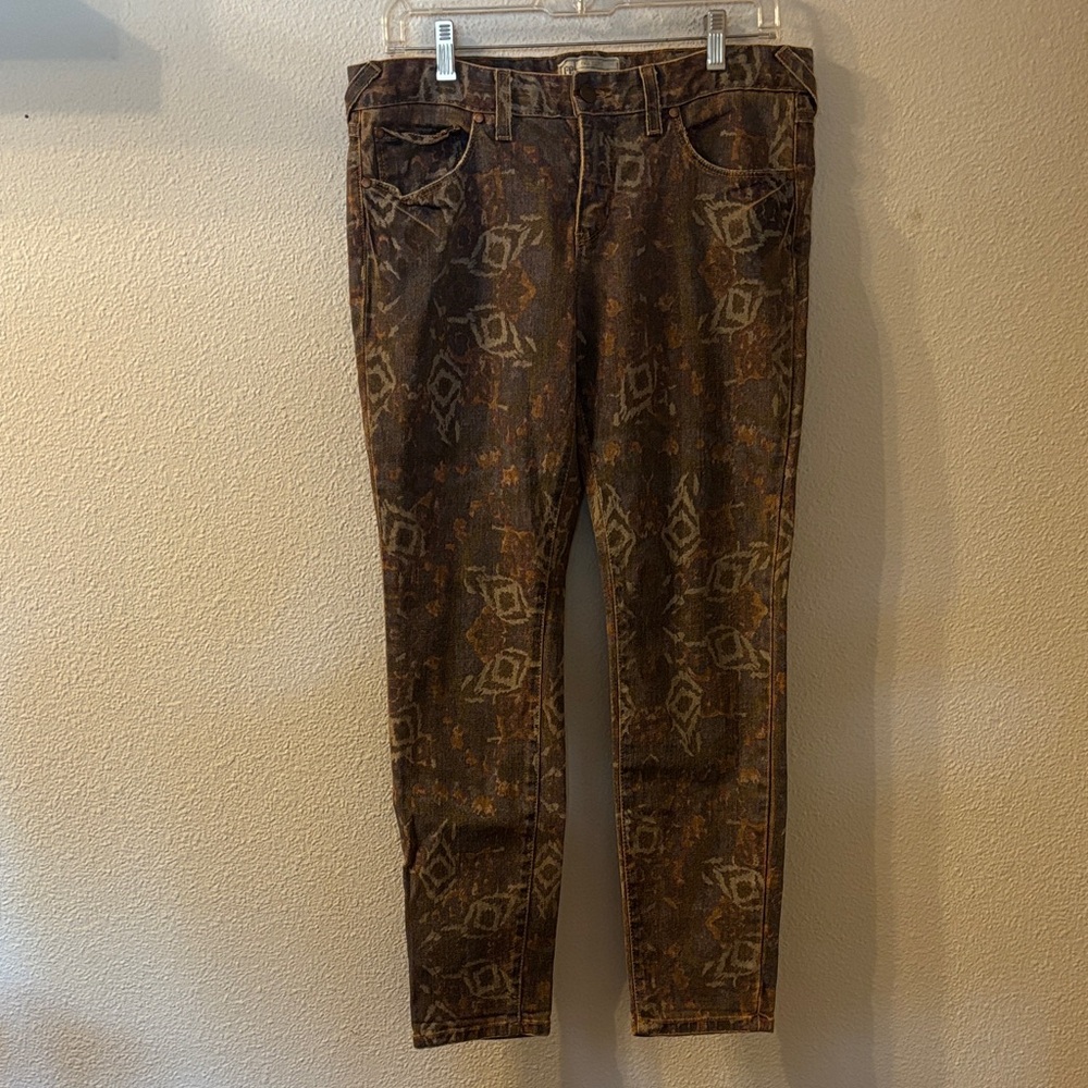Free People Multicolor Patterned Pants - image 1